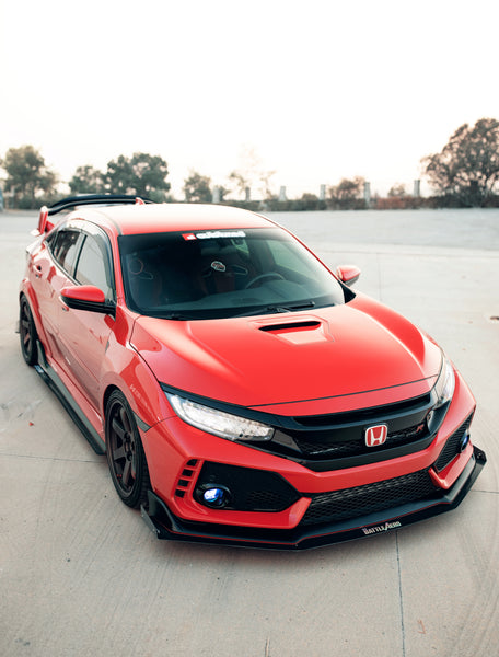 Front Bumper Splitter for Honda Civic Type R (FK8)