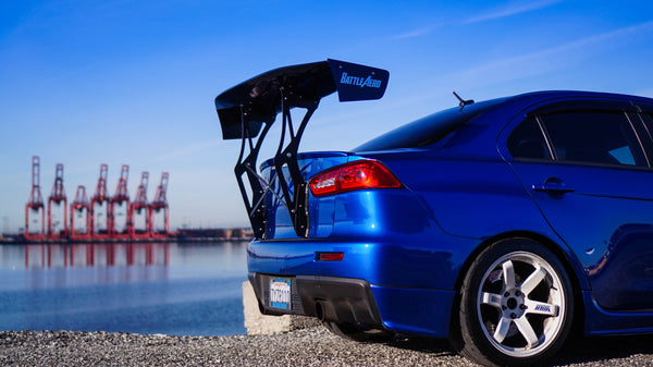 Trunk-Back Mount Wing for 08-15 Mitsubishi EVO X / Lancer
