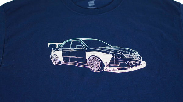 WRX GD Widebody / Splitter T-Shirt (Navy Blue)