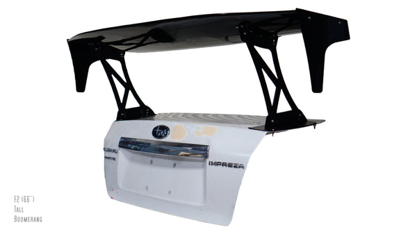 Force 2 (66") GT Wing for 08-14 Subaru WRX / STI (GV)