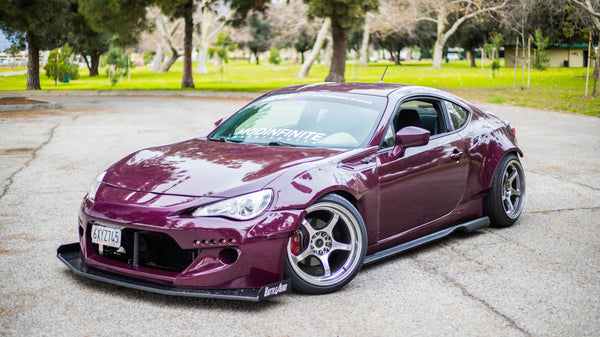 Chassis Mounted Splitter for FRS / BRZ / 86