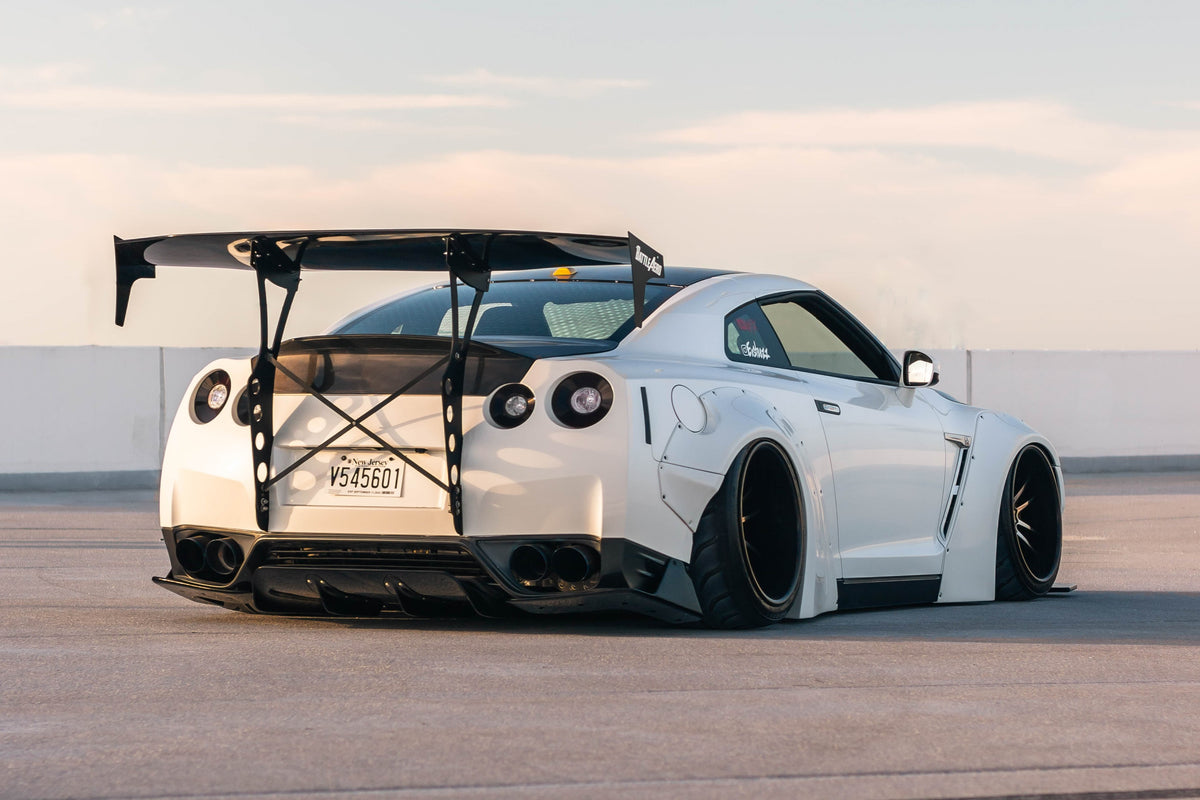 V4 Chassis Mount Wing for Nissan GT-R (R35) – BattleAero