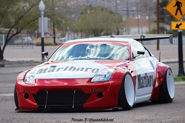 Swan Neck Chassis Mount Kit for Nissan 350Z