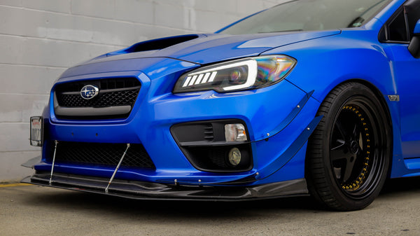 Front Bumper Canards for 15-17 Subaru WRX / STI (VA)