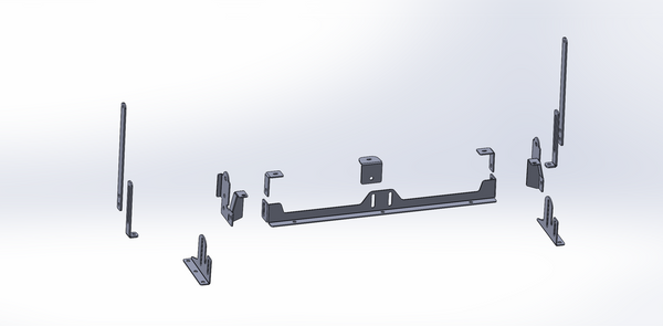 Chassis Mounted Splitter for 15-20 Subaru WRX / STI (VA)