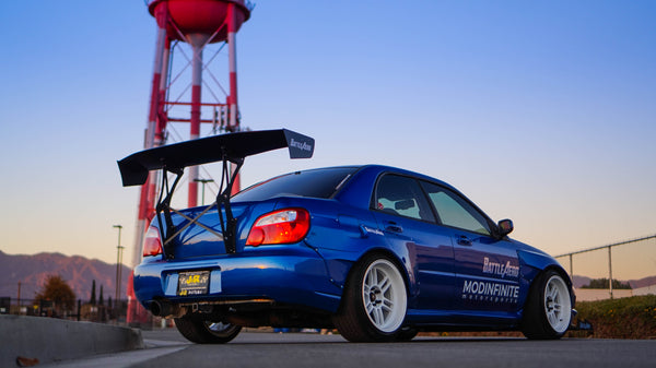Trunk-Back Mount Wing for 02-07 Subaru Impreza WRX / STI (GD) Sedan