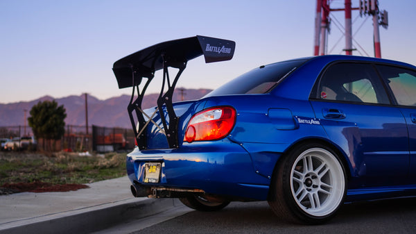Trunk-Back Mount Wing for 02-07 Subaru Impreza WRX / STI (GD) Sedan