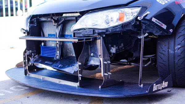 Chassis Mounted Splitter for 08-14 Subaru WRX / STI GR/GV (Sedan/Hatch)