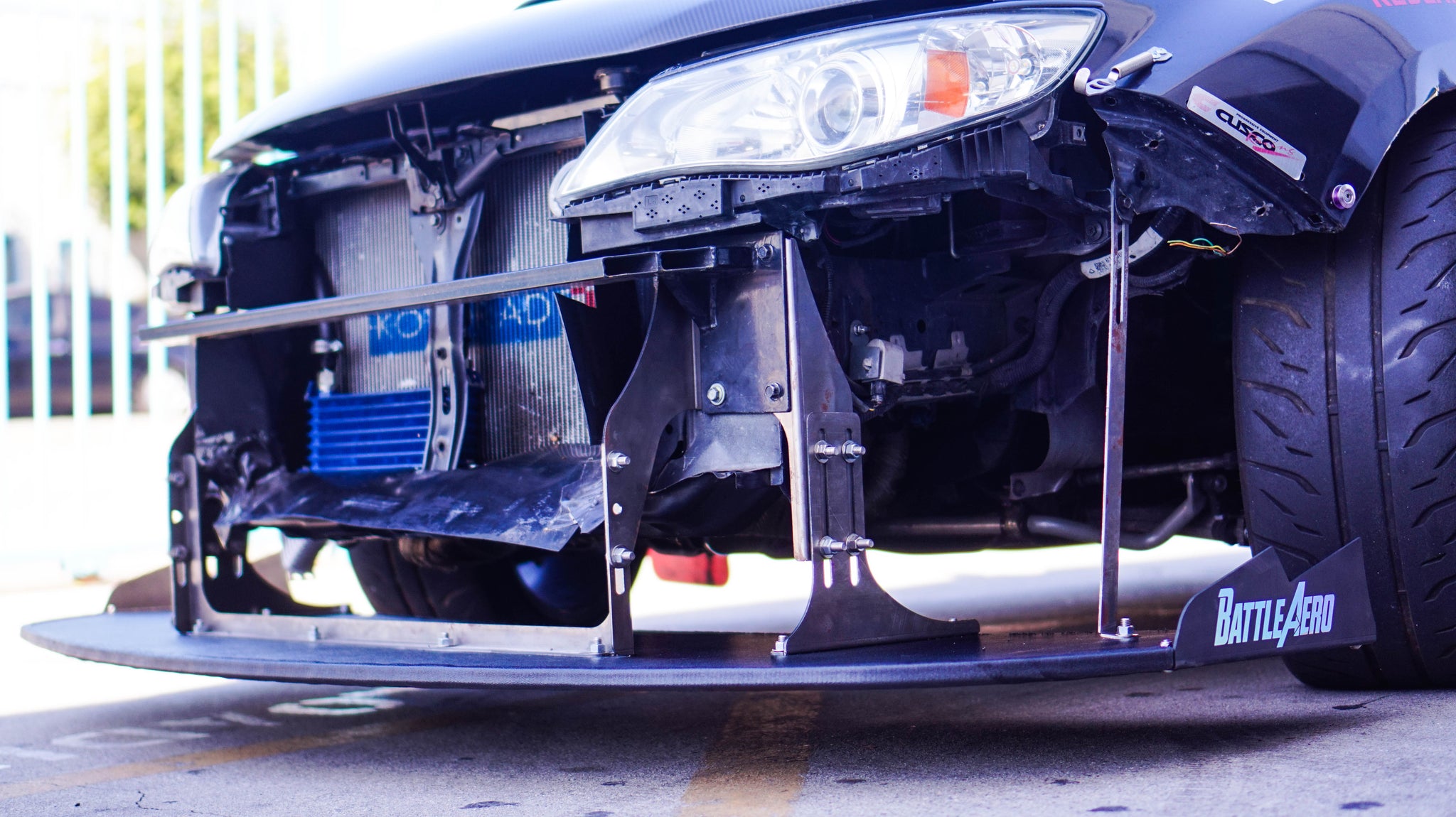 Chassis Mounted Splitter for 08-14 Subaru WRX / STI GR/GV