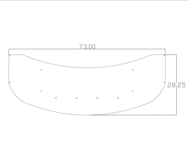 Chassis Mounted Splitter for 08-14 Subaru WRX / STI GR/GV (Sedan/Hatch)