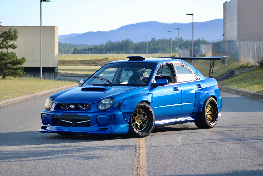 02 03 Subaru Wrx Sti Gdbugeye Wide Body Fender Flare Battleaero