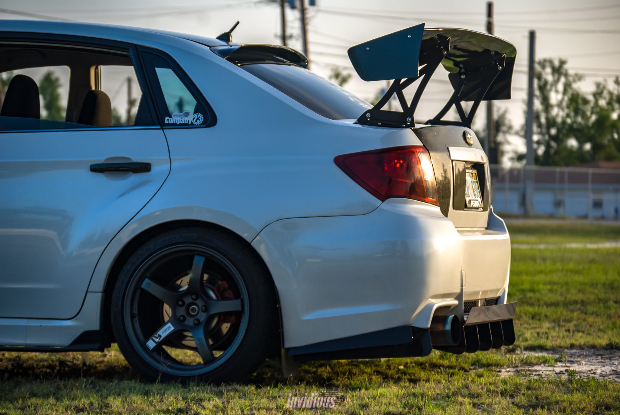 SUBARU STI ウィンドブレーカー FITS 2015-2021 SUBARU WRX STI SEDAN JDM 3D MUGEN STYLE