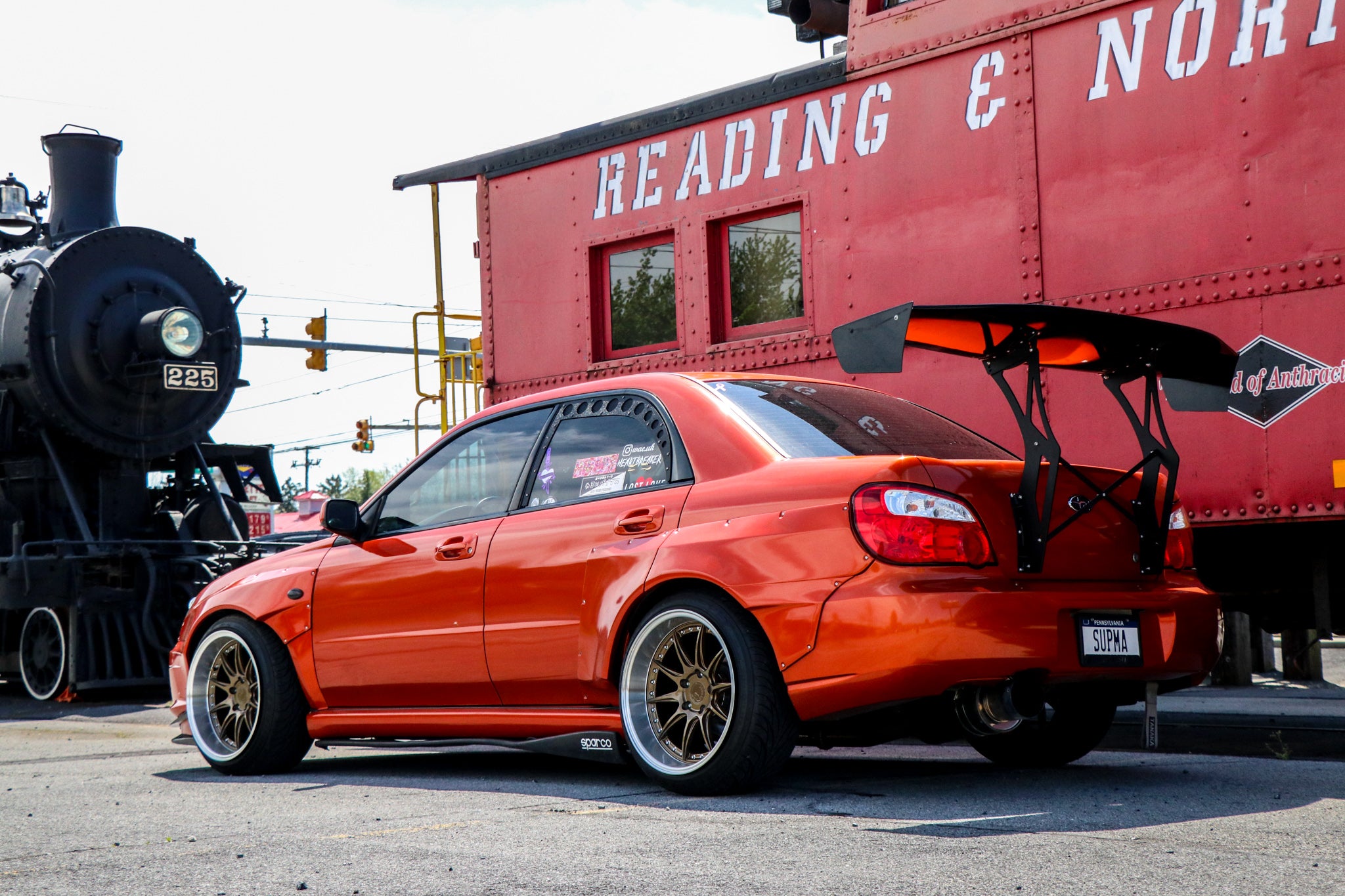 Trunk-Back Mount Wing for 02-07 Subaru Impreza WRX / STI (GD) Sedan