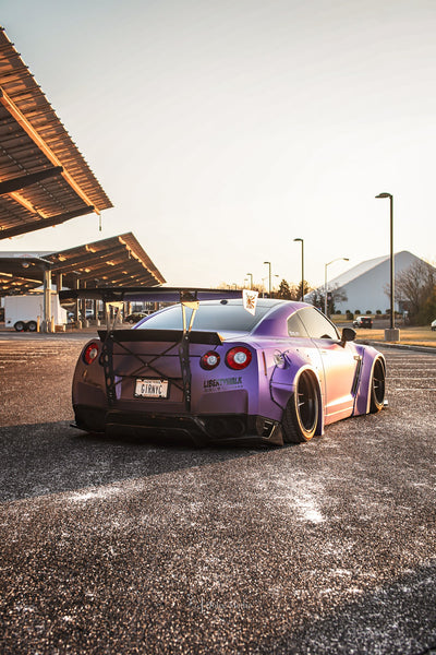 Battle Aero V4 Chassis Mount Wing for Nissan GT-R (R35)
