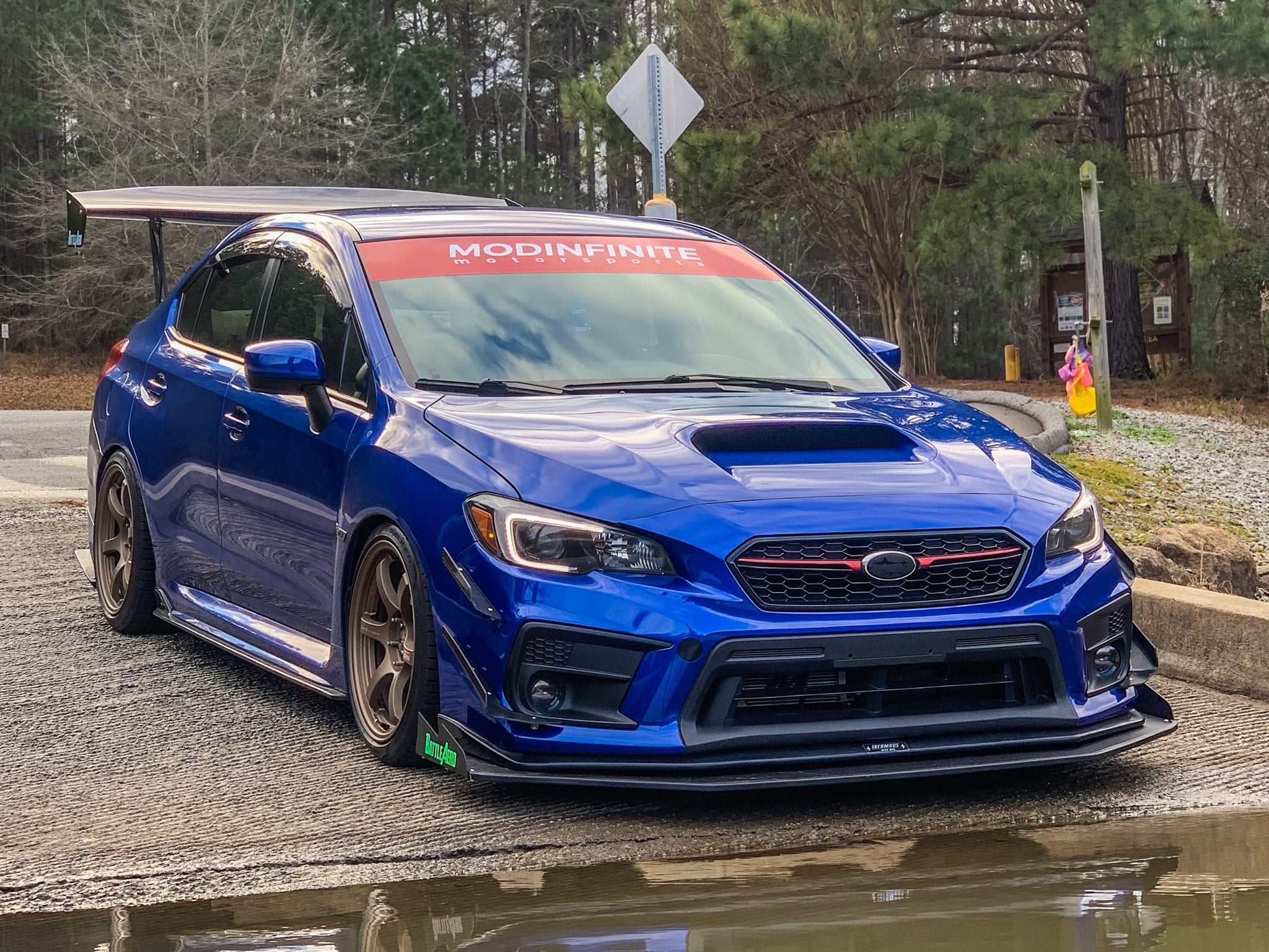 Chassis Mounted Splitter for 15-20 Subaru WRX / STI (VA) – BattleAero