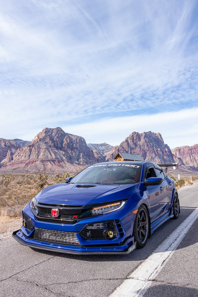 Chassis Mounted Splitter for Honda FK8 Civic Type-R