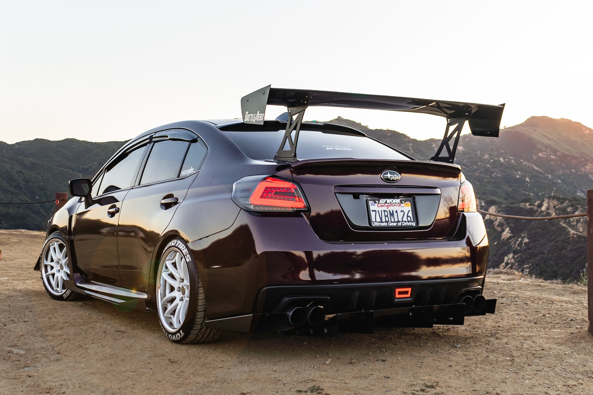 Force 1 (62") GT Wing for 15-21 Subaru WRX (VA)