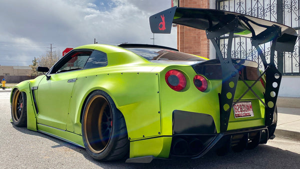 Battle Aero V4 Chassis Mount Wing for Nissan GT-R (R35)
