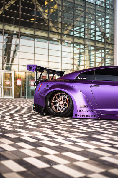 Battle Aero V4 Chassis Mount Wing for Nissan GT-R (R35)