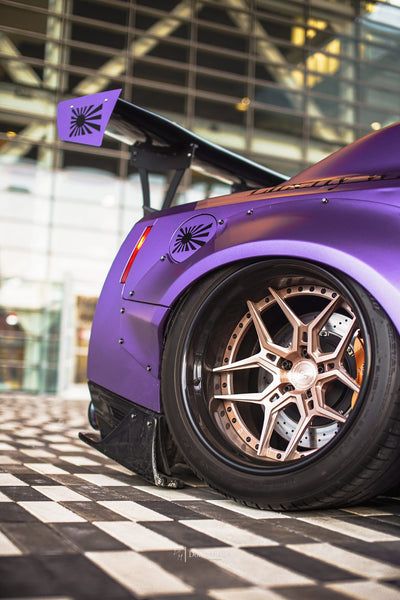 Battle Aero V4 Chassis Mount Wing for Nissan GT-R (R35)