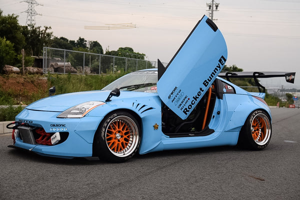 Swan Neck Chassis Mount Kit for Nissan 350Z