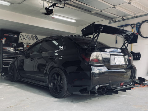 Force 1 (62") GT Wing for 08-14 Subaru WRX / STI (GV)